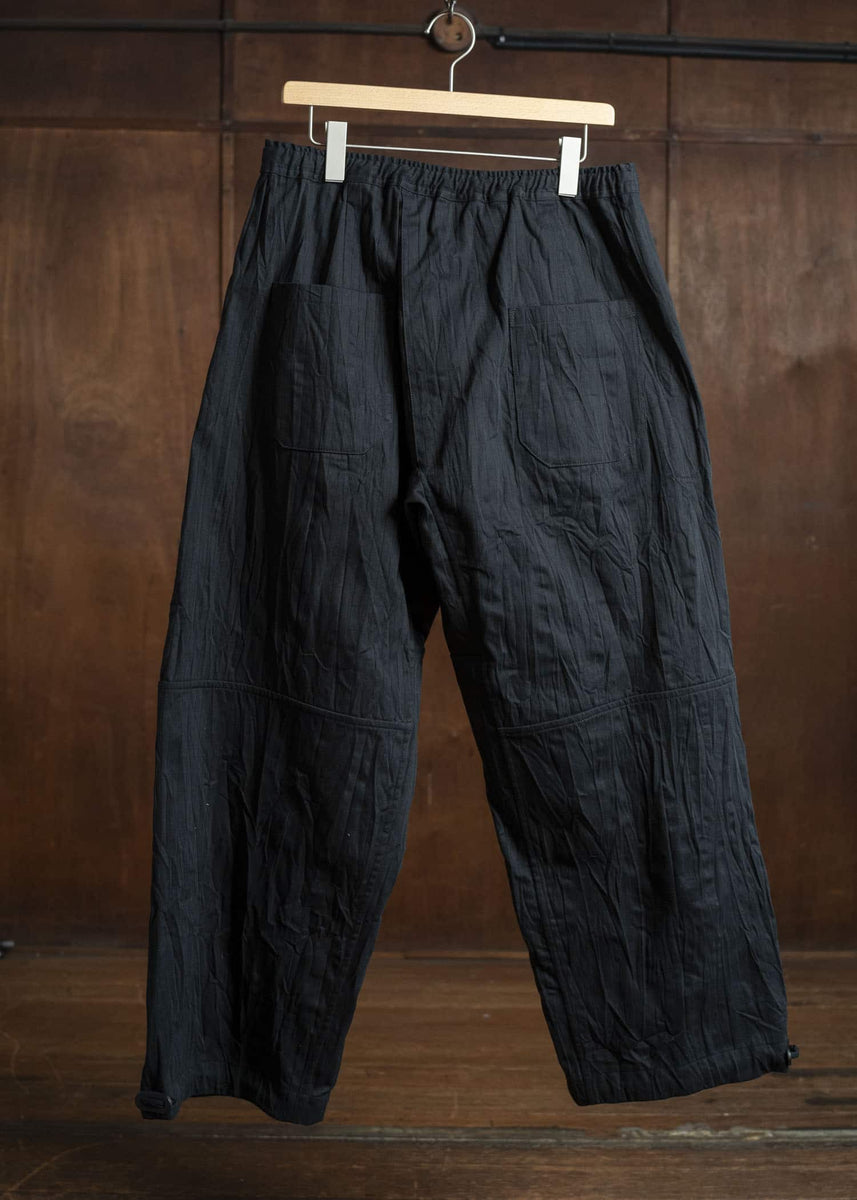 JAN-JAN VAN ESSCHE TROSERS #89 TROUSERS WITH ELAS-TIC Wrinkle