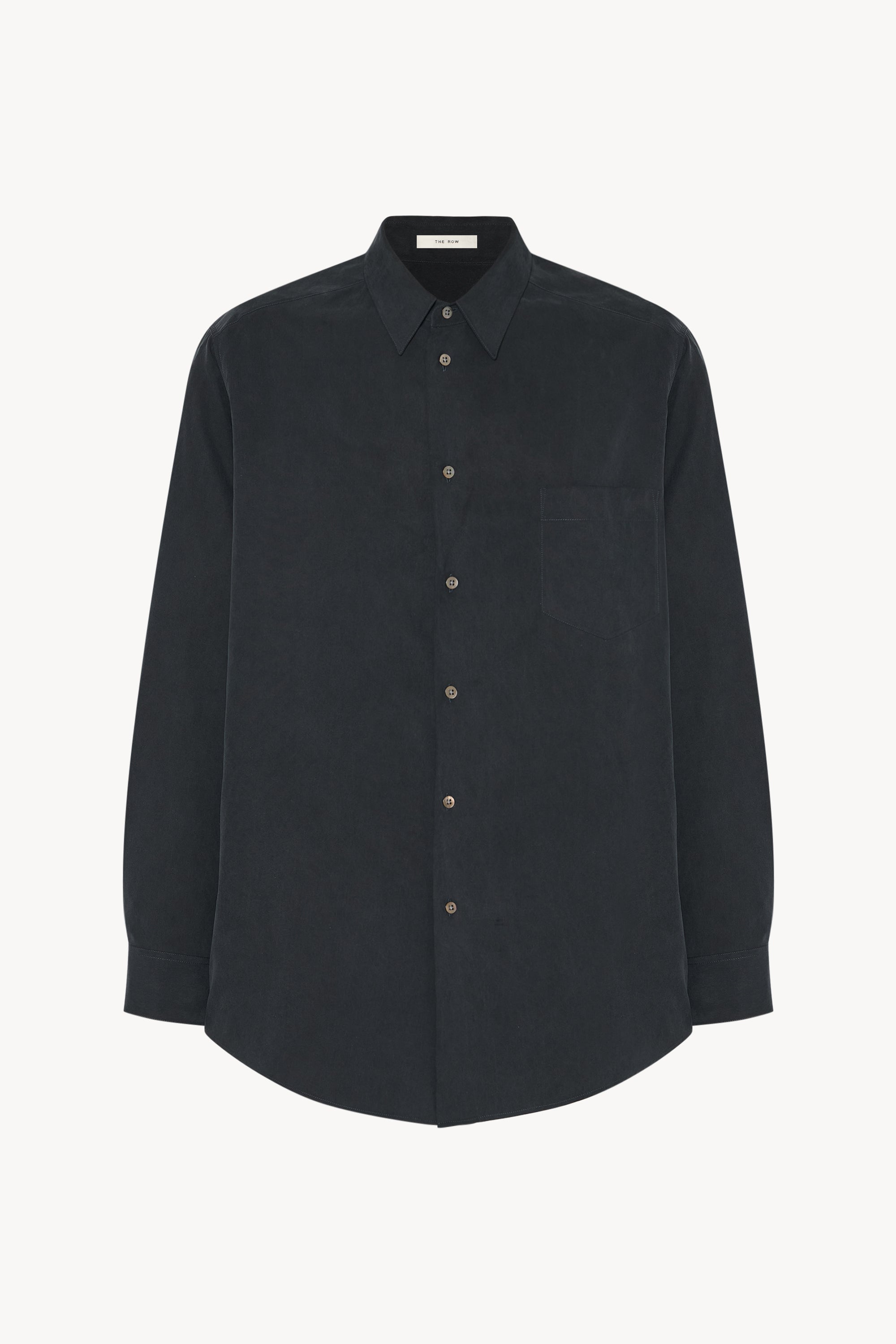 Briar シルクシャツ Black – The Row