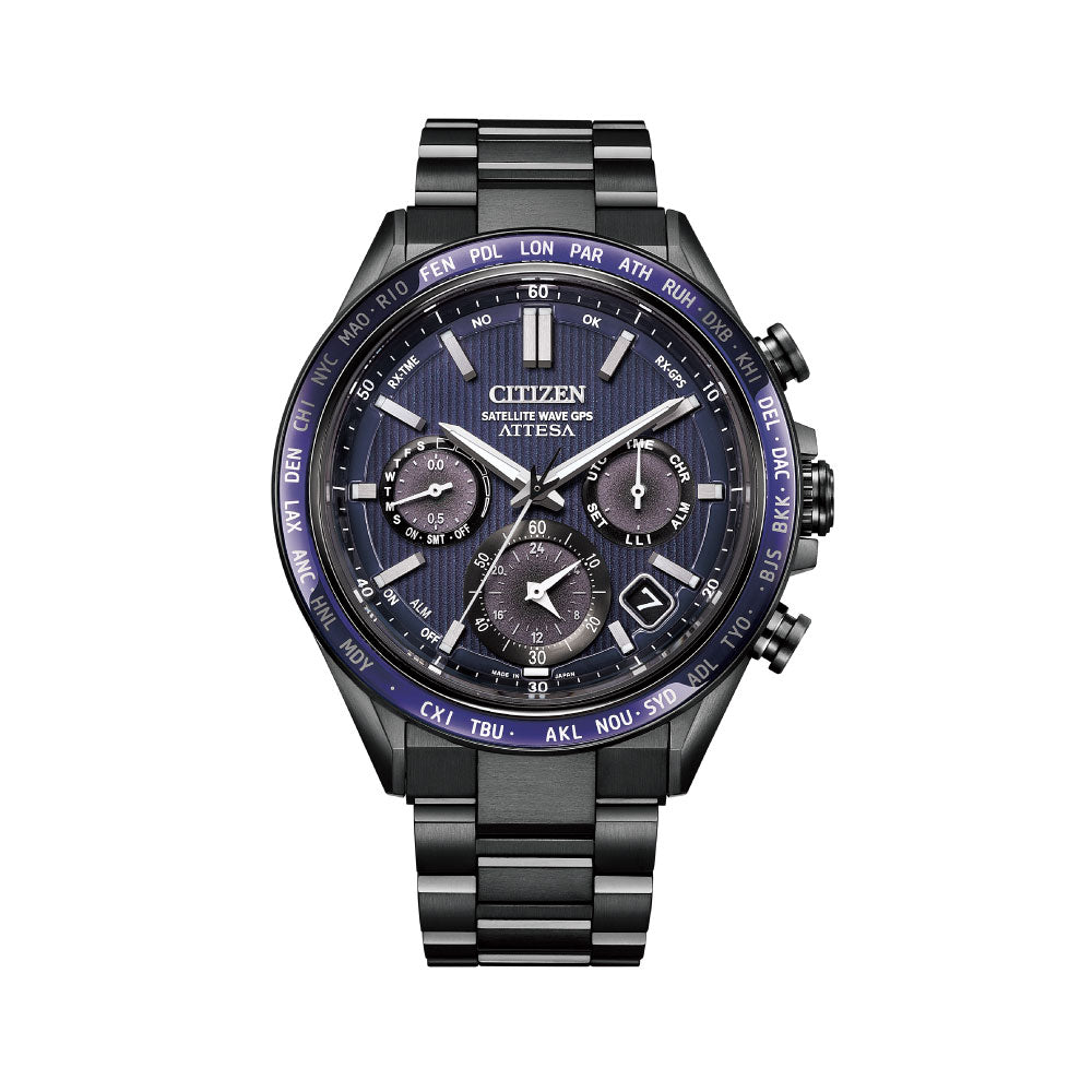 CITIZEN ATTESA ACT Line F950 SapphireBezel BlueBlack CC4059-64L