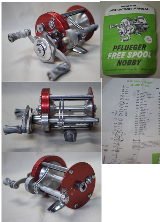 USED＆ANTIEQUE ＞ ルアー用品 ＞ PFLUEGER NOBBY 1965 フリースプール