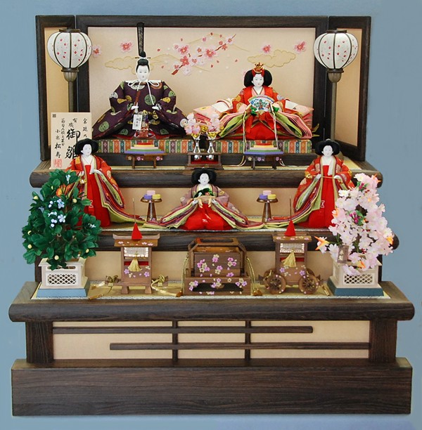 小出 松寿作 三段飾 ｜雛人形・五月人形なら人形の和光