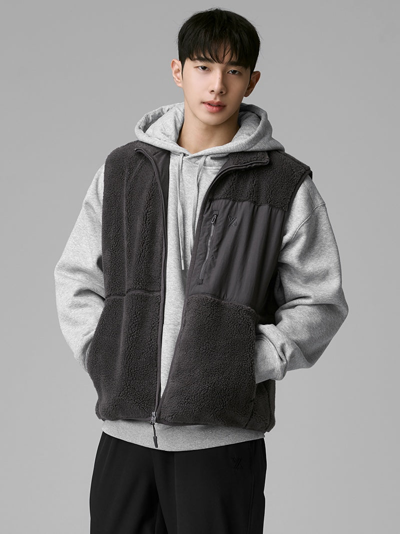 XEXYMENS XTMVT01J3 マルチポケット フリース ベスト