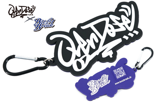 BUZZ BREAK | BB-KE-004 BUZZ BREAK Rubber Keychain OVERDOSE B New
