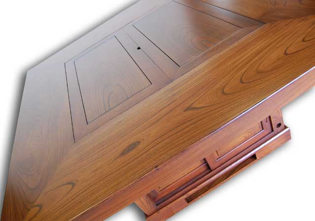 座卓兼用囲炉裏テーブル 欅