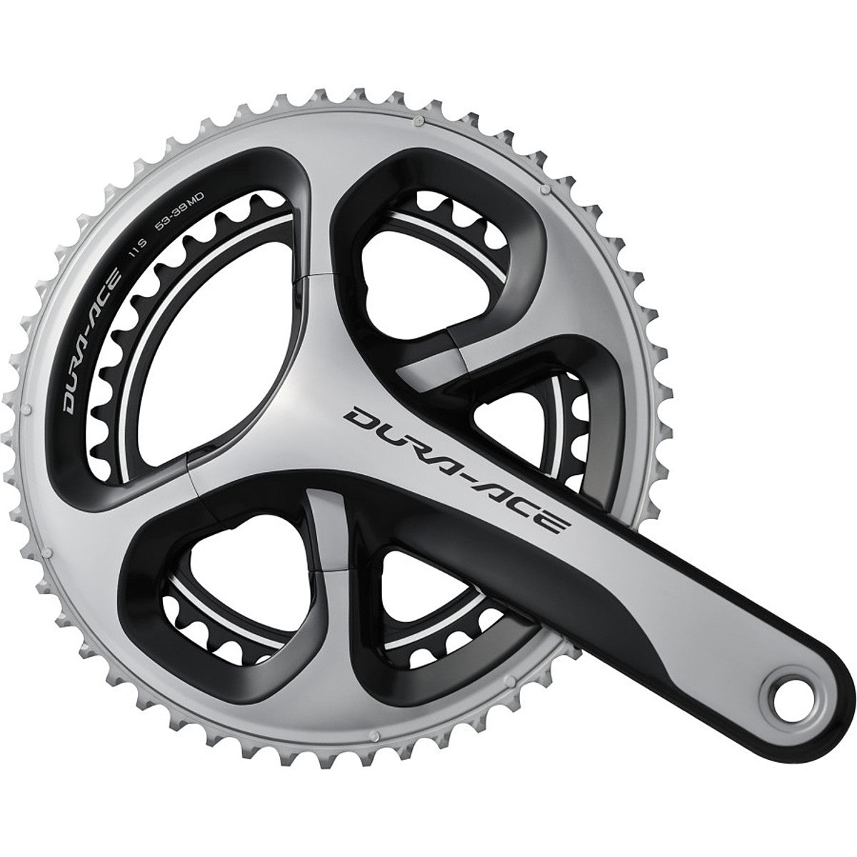 DURA-ACE FC-9000 クランクアーム シルバー/ブラック 170mm DURA-ACE