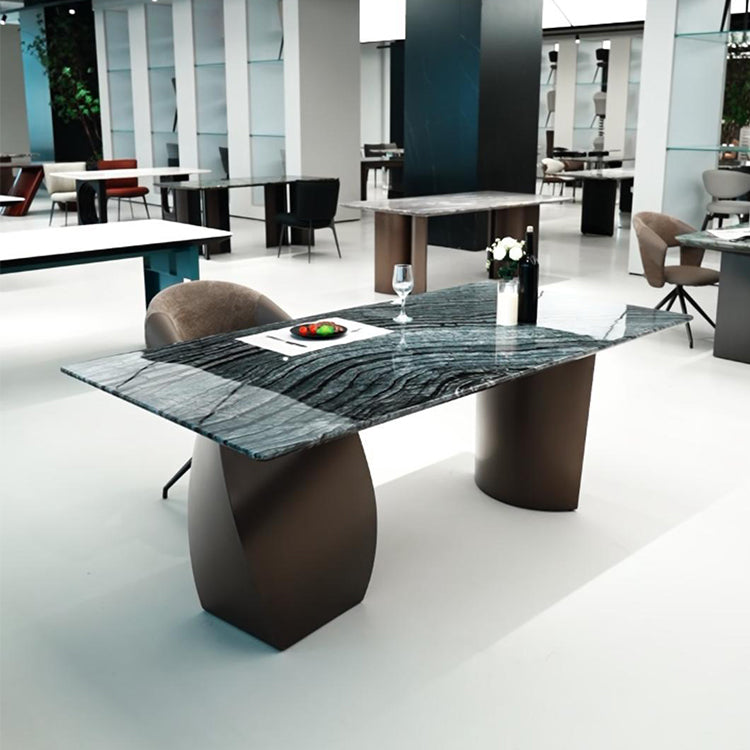 天然大理石 幅200cmダイニングテーブル jrjj-6633