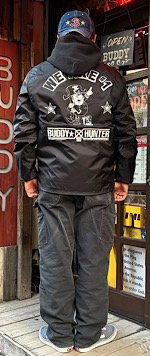 BUDDY x BOUNTY HUNTER コラボ コーチジャケット 裏ボア (ポリエステル