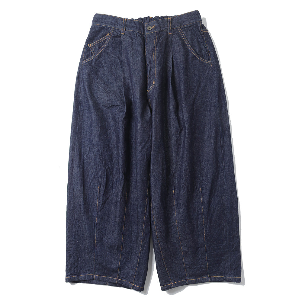 is-ness(イズネス)DENIM 5PK BALLOON PANTS01 (1006AWBALLOON5PT01