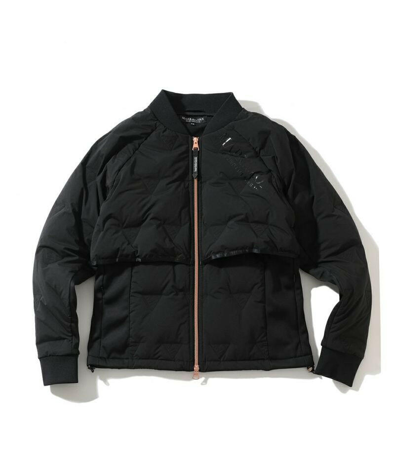 極美品MARK & LONA 異素材中綿ジップアップジャケット 38 極美品MARK