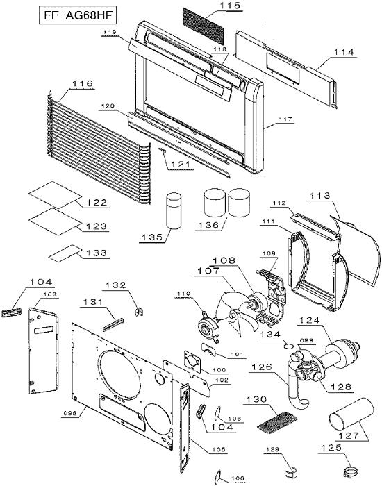 コロナ FF式石油暖房機 アグレシオ FF-AG68HF 補修部品 販売 部品交換