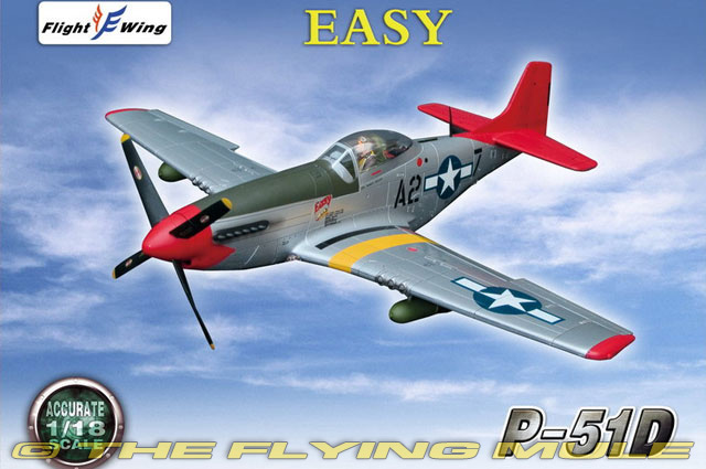 P-51D Mustang 1:18 Display Model - Flight Wing FW-001D - $139.99