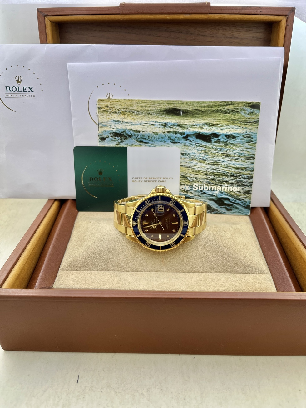 circa1973 Ref.1680/8 K18YG Tropical Brown Change Nipple(FUJITSUBO