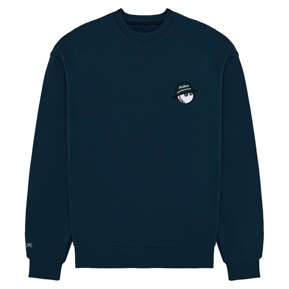 Malbon Range Cooper Golf Sweatshirt Navy - 25 Men – Golfio