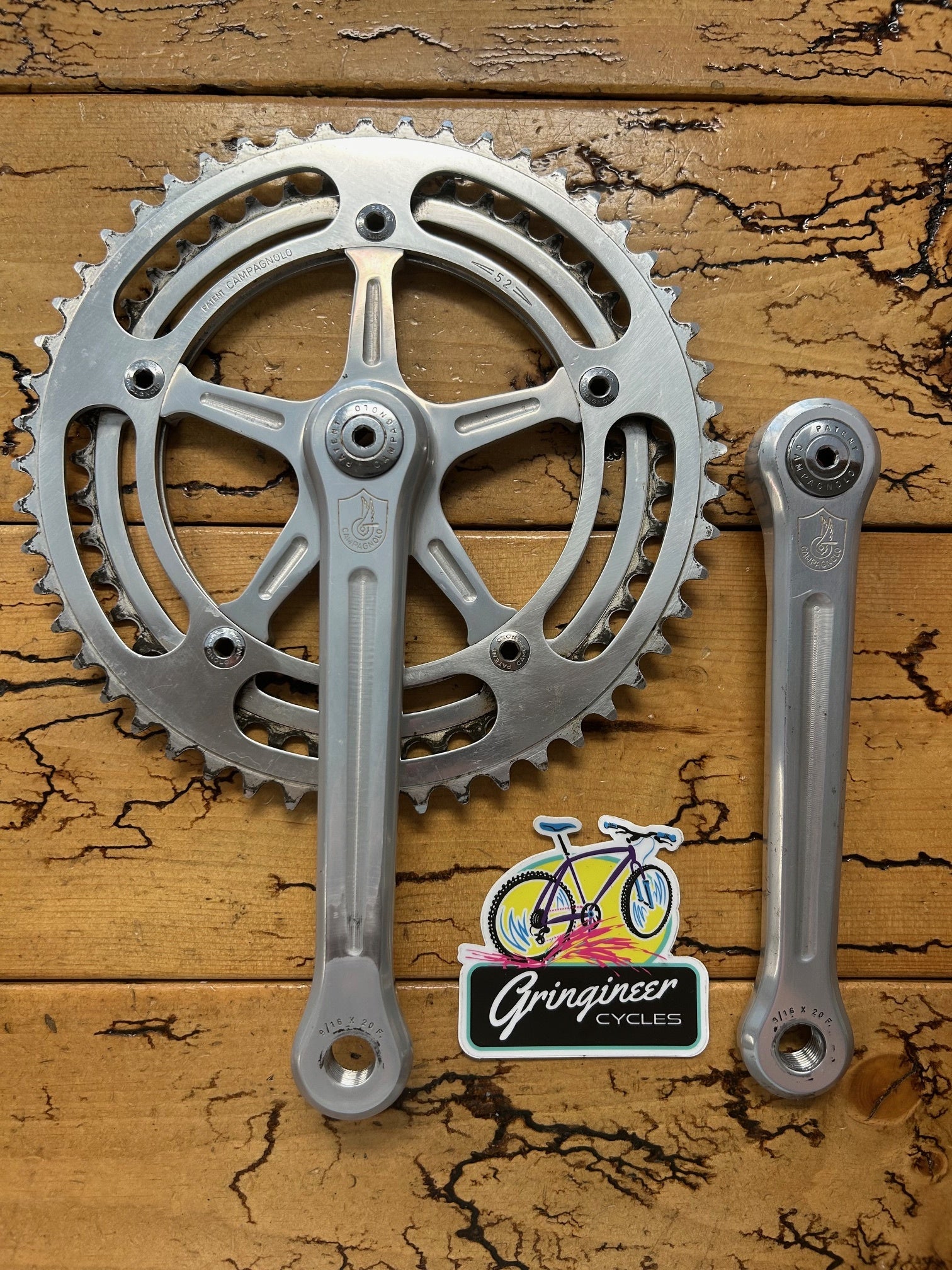 Campagnolo Nuovo Record Strada 52/45 170mm Crankset – Gringineer