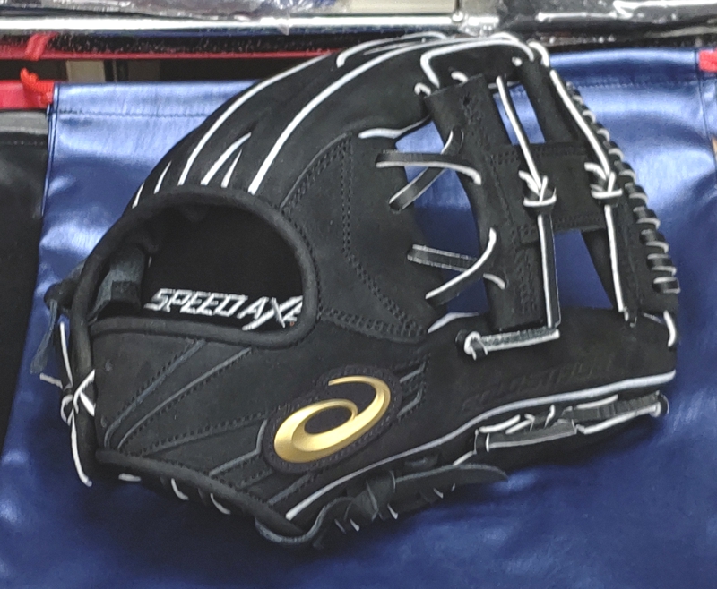アシックス SPEED AXEL 100回記念 グローブ 黒 アシックス SPEED AXEL