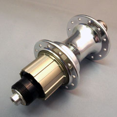 CYCLETECH-IKD : Bike Friday Custom Light Capreo Rear Hub Silver