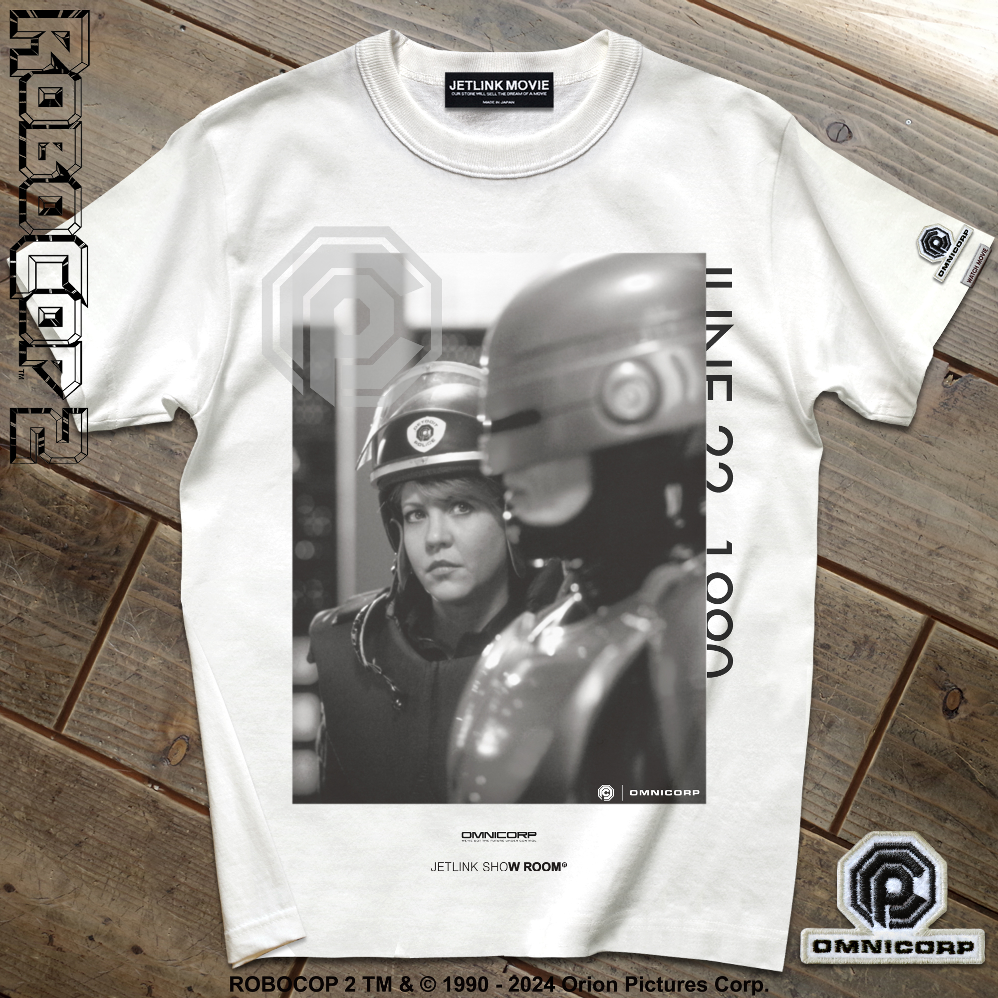 映画ロボコップROBOCOPアン・ルイス巡査フォトTシャツ｜JETLINK