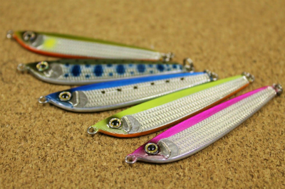 青物用ハンドメイドジグ中古品 4本 26-4 青物用ハンドメイドジグ中古品