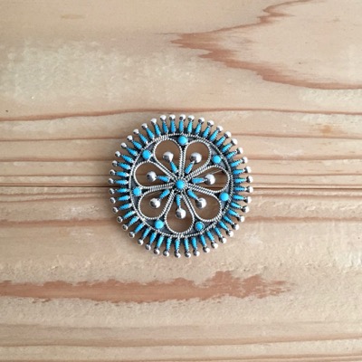 インディアンジュエリーのブローチ・ピン