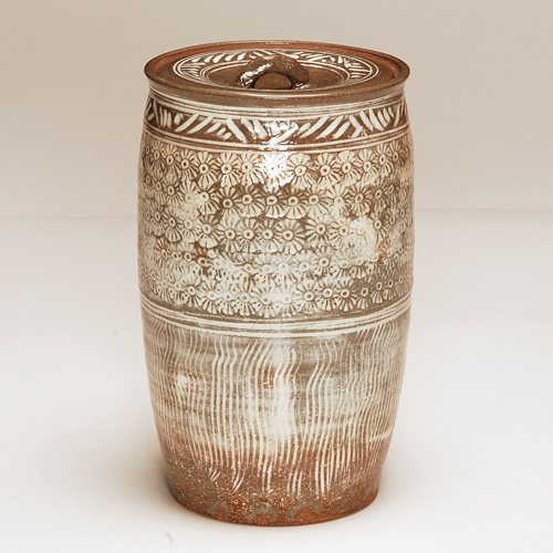 N966 水指 『光山造』『三島手』『丸形水指』 共箱 茶道具 【公式