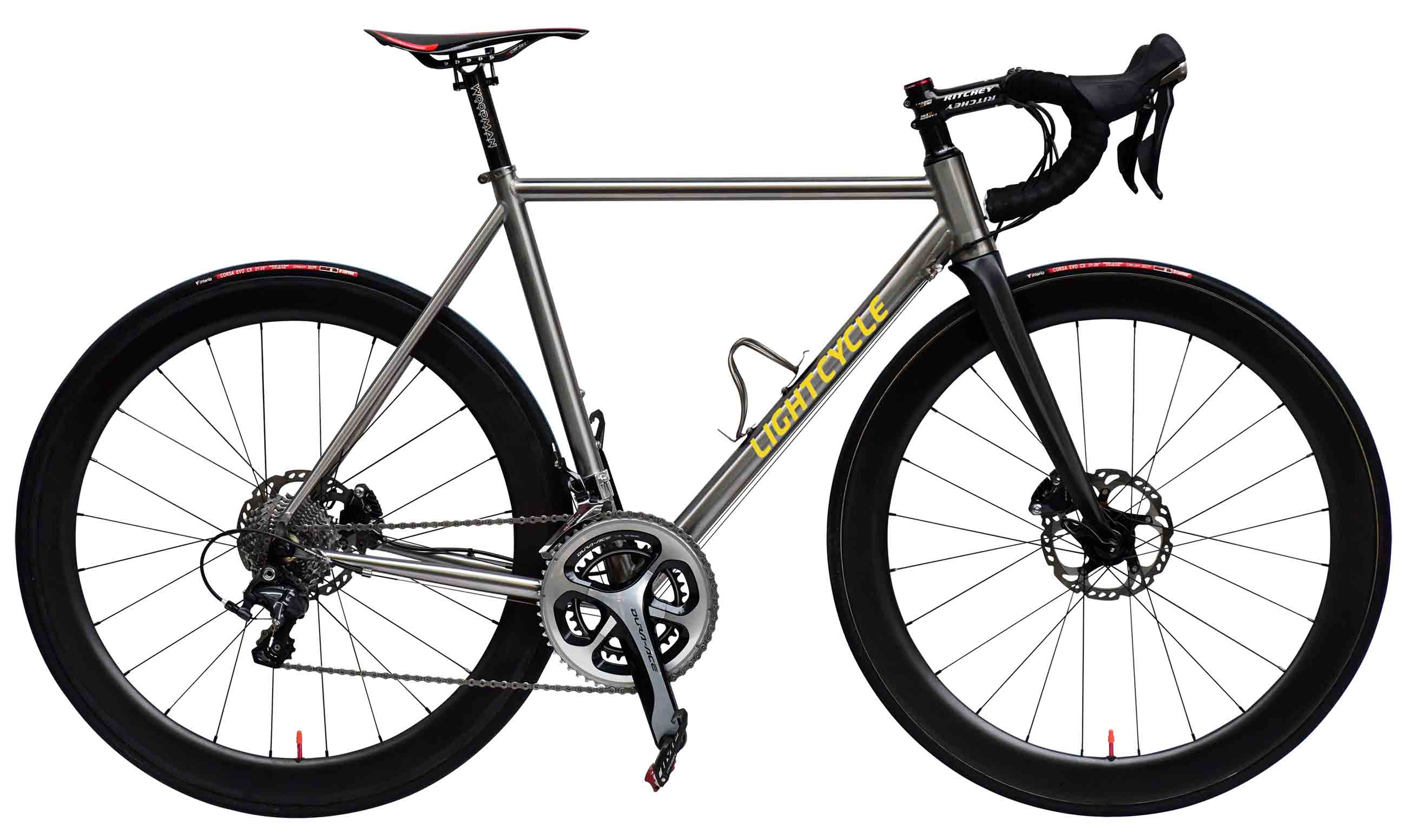 Tuned by LIGHT CYCLE !! - チタンディスクロードフレーム