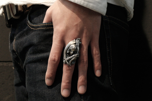 ワンメイク／OMC MG×Legiomade 死神リング： マッドグラフィティ