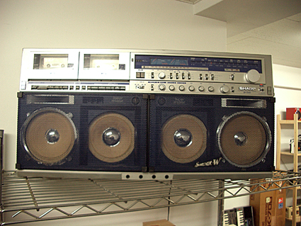 SHARP GF-1000 ラジカセ ポータブル 電源入りません SHARP GF-1000