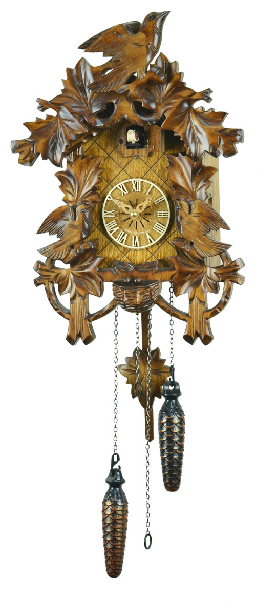 特集から選ぶ鳩時計】 :: 【オンライン限定】彫刻モデル 鳥の家族