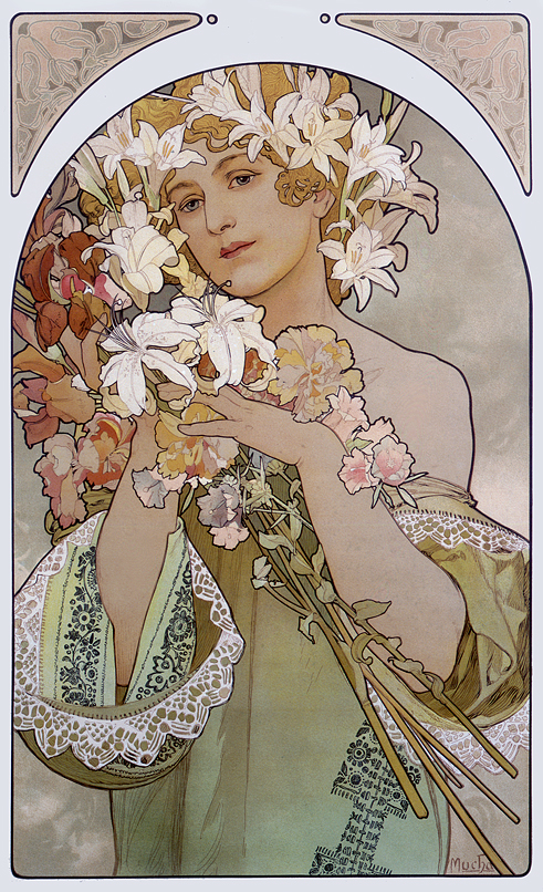 ミュシャを楽しむために：花と果物