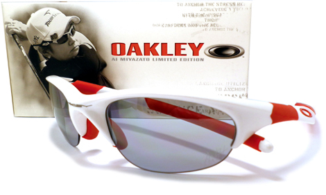 □ OAKLEY オークリー 宮里藍モデル ハーフジャケット サングラス 度
