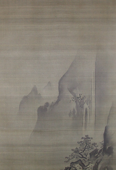 狩野洞雲・掛軸・江戸時代の画家・狩野派・狩野探幽・法眼・水墨山水