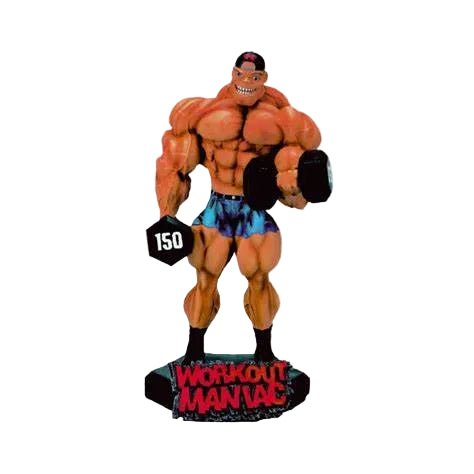 New Workout Maniac Xtreme Figurine Bodybuilding Weightlifting