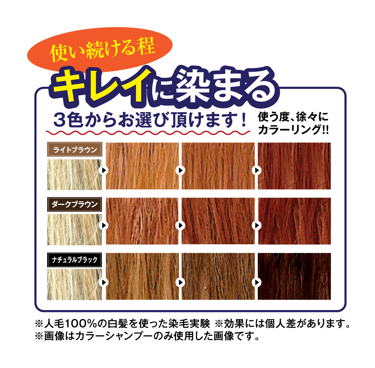 利尻昆布エキス配合「昆布の白髪用カラーシャンプー」 | REARAIZE