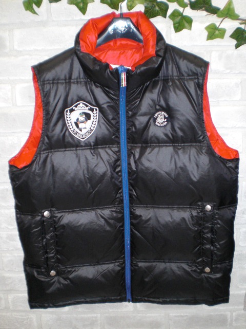 30％OFF☆SINA COVA リバーシブルダウンベスト（ブラック×レッド