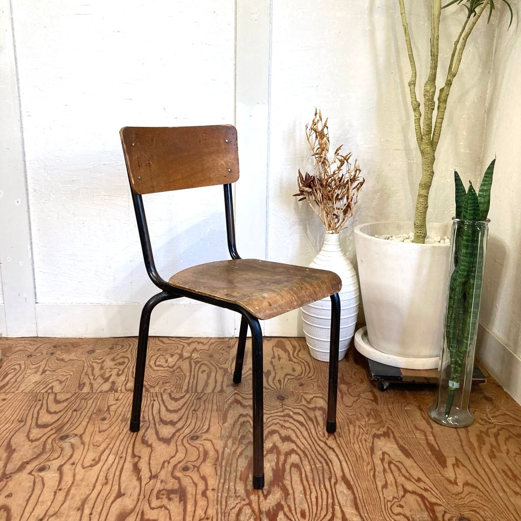 スクールチェア 学校椅子 ヴィンテージ 中古 レトロ ノスタルジック