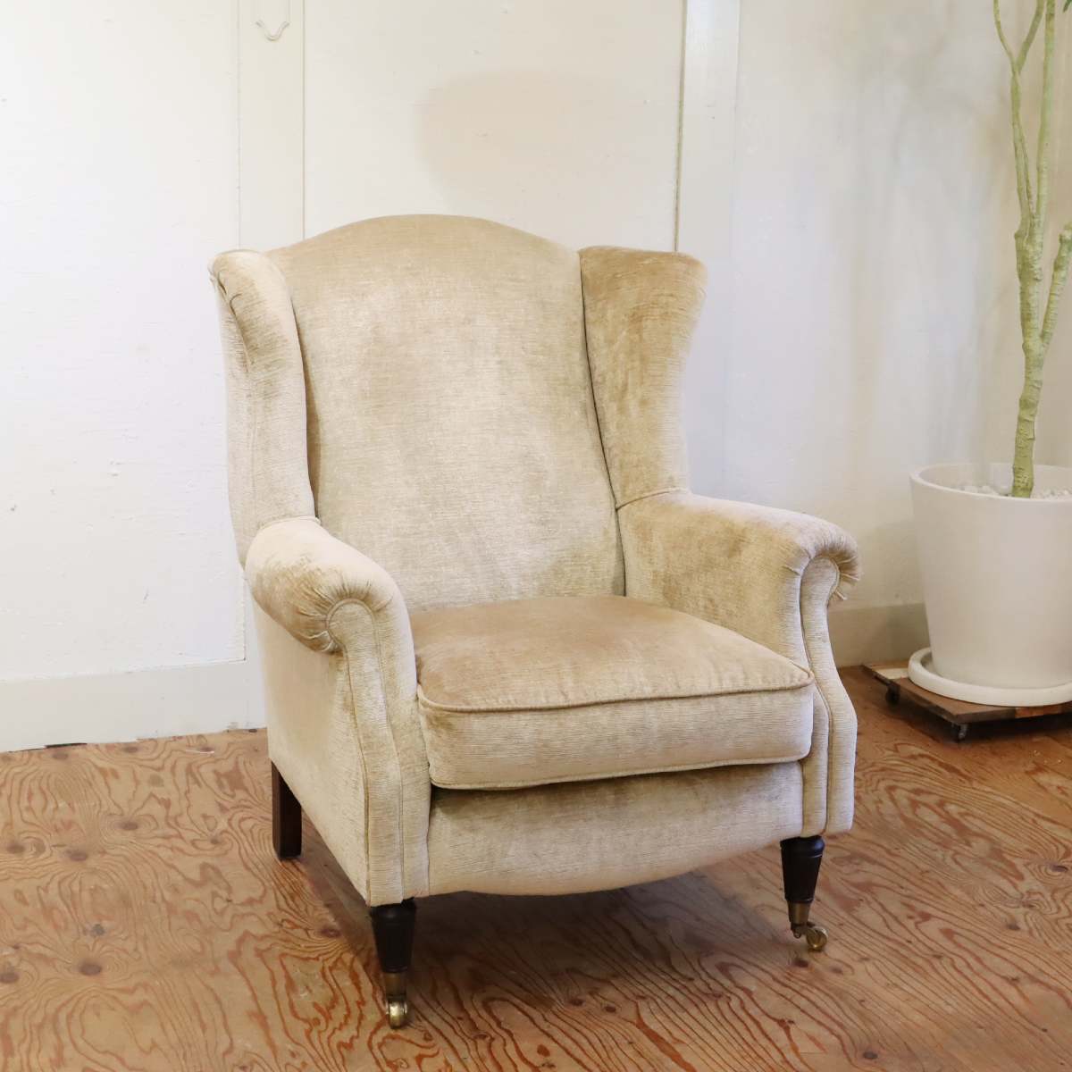 ローラアシュレイ / Laura Ashley ウィングバッグチェア サウスウッド