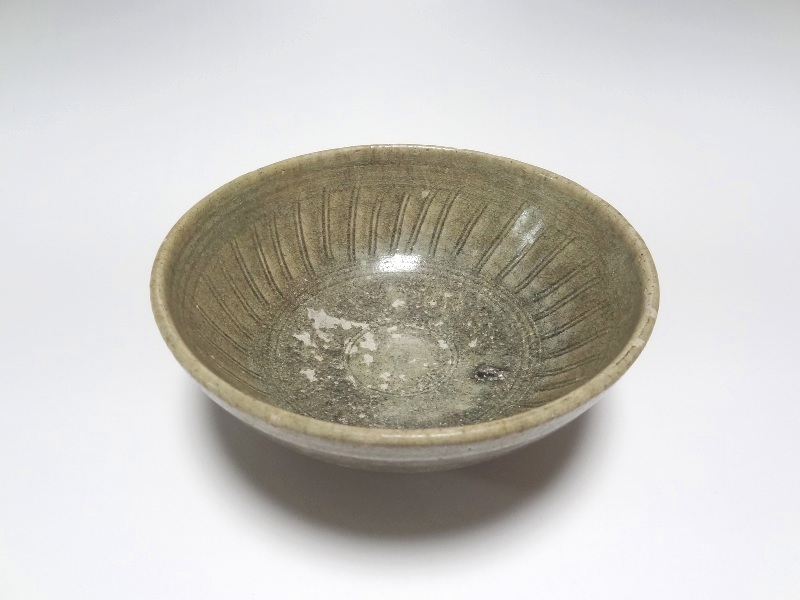 宋胡録 青磁印刻茶碗 仙遊洞