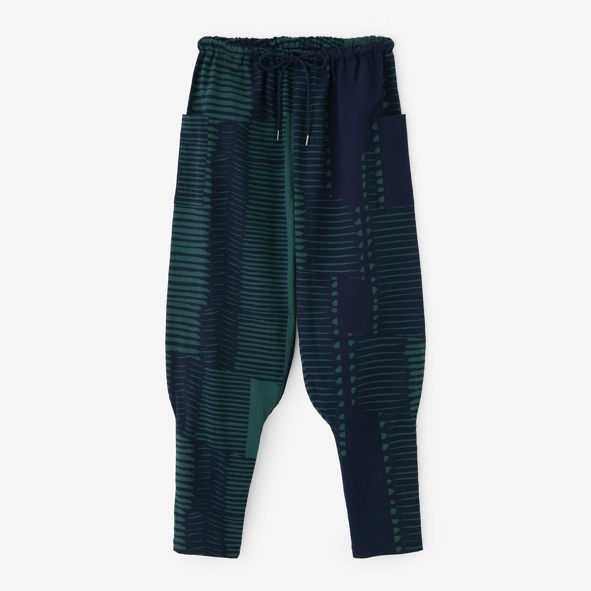 高島縮 20/20 裁付（たっつけ）えんゆう穿き／階（きざはし）