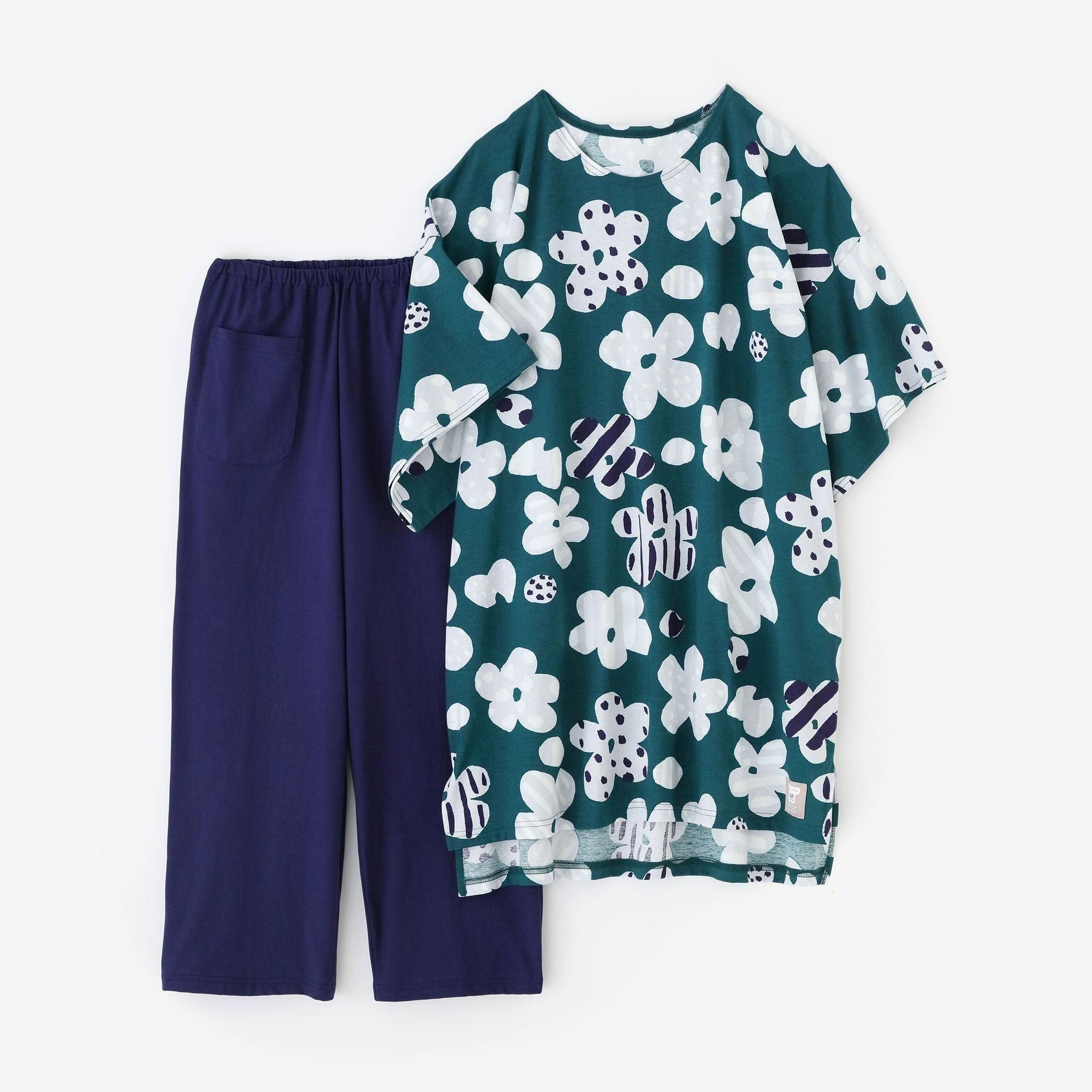 net限定】SOU・SOU×ワコール 寛貫頭衣（かんかんとうい） 短丈 上下／