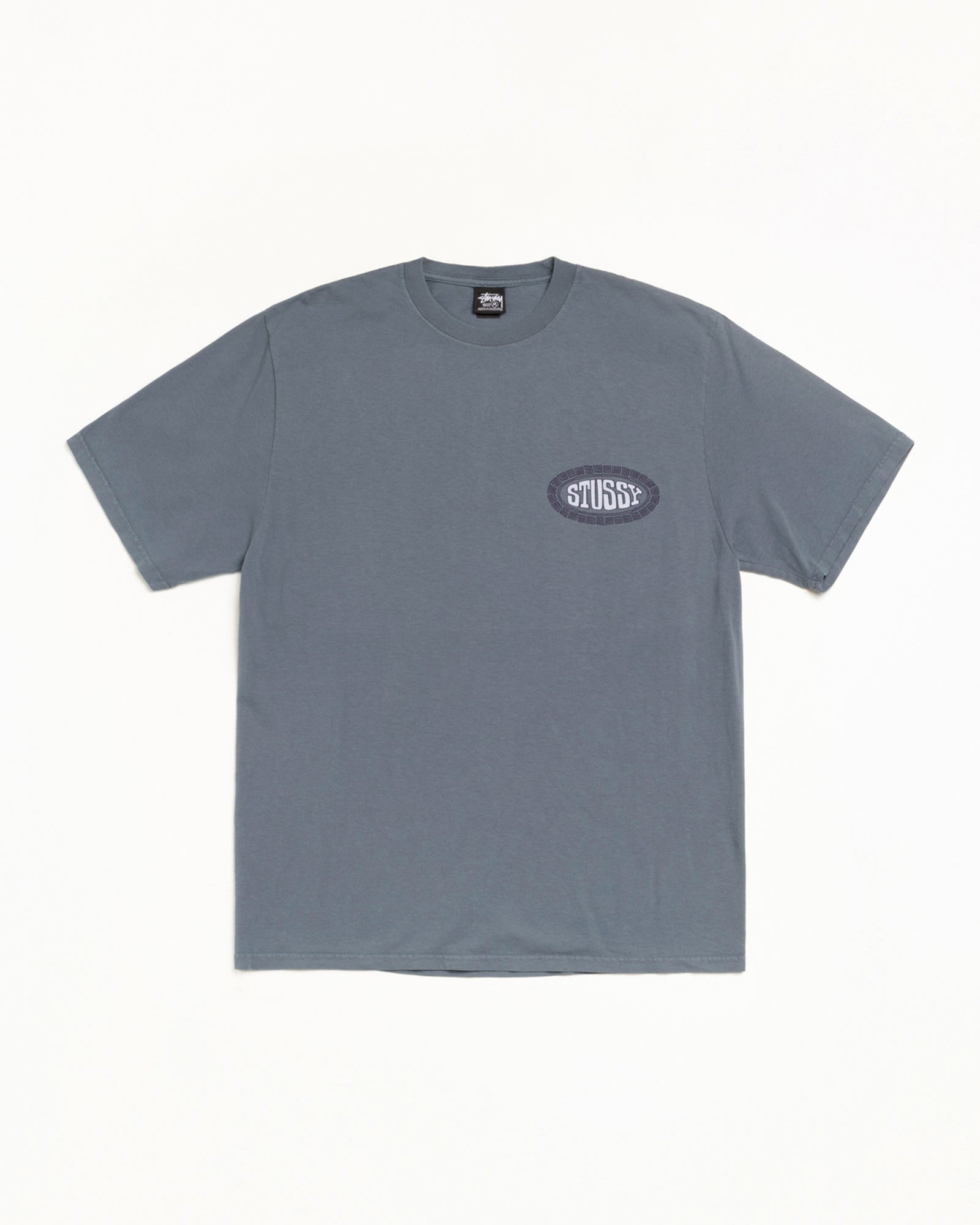 Tile Oval Tee Pigment Dyed – Navy | Tees | Stüssy