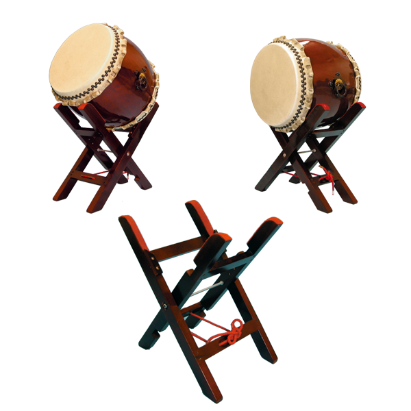 長胴太鼓 装飾付き 和太鼓 龍彫刻台座セット 大型 祭り 神輿用 神楽