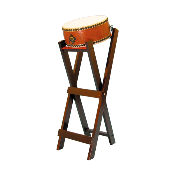 現状品】和楽器 和太鼓 平太鼓 一尺 くりぬき胴 無銘 詳細不明 現状品