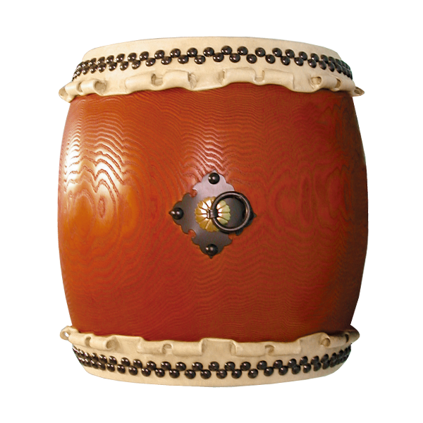 和太鼓(直径約50cm) エイサー用大太鼓(特大) 赤牛皮 直径45c×高さ46cm