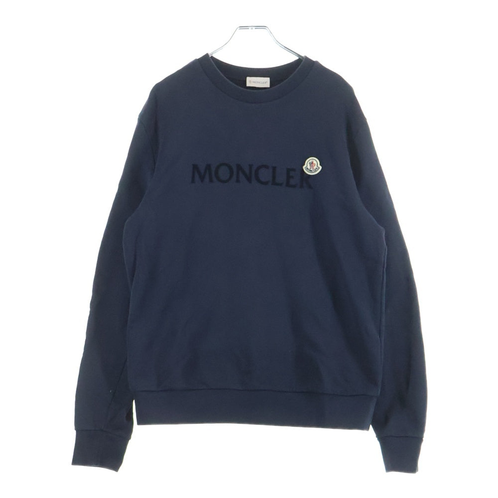 MONCLER(モンクレール) MAGLIA GIROCOLLO ロゴ刺繍 ワッペン 長袖