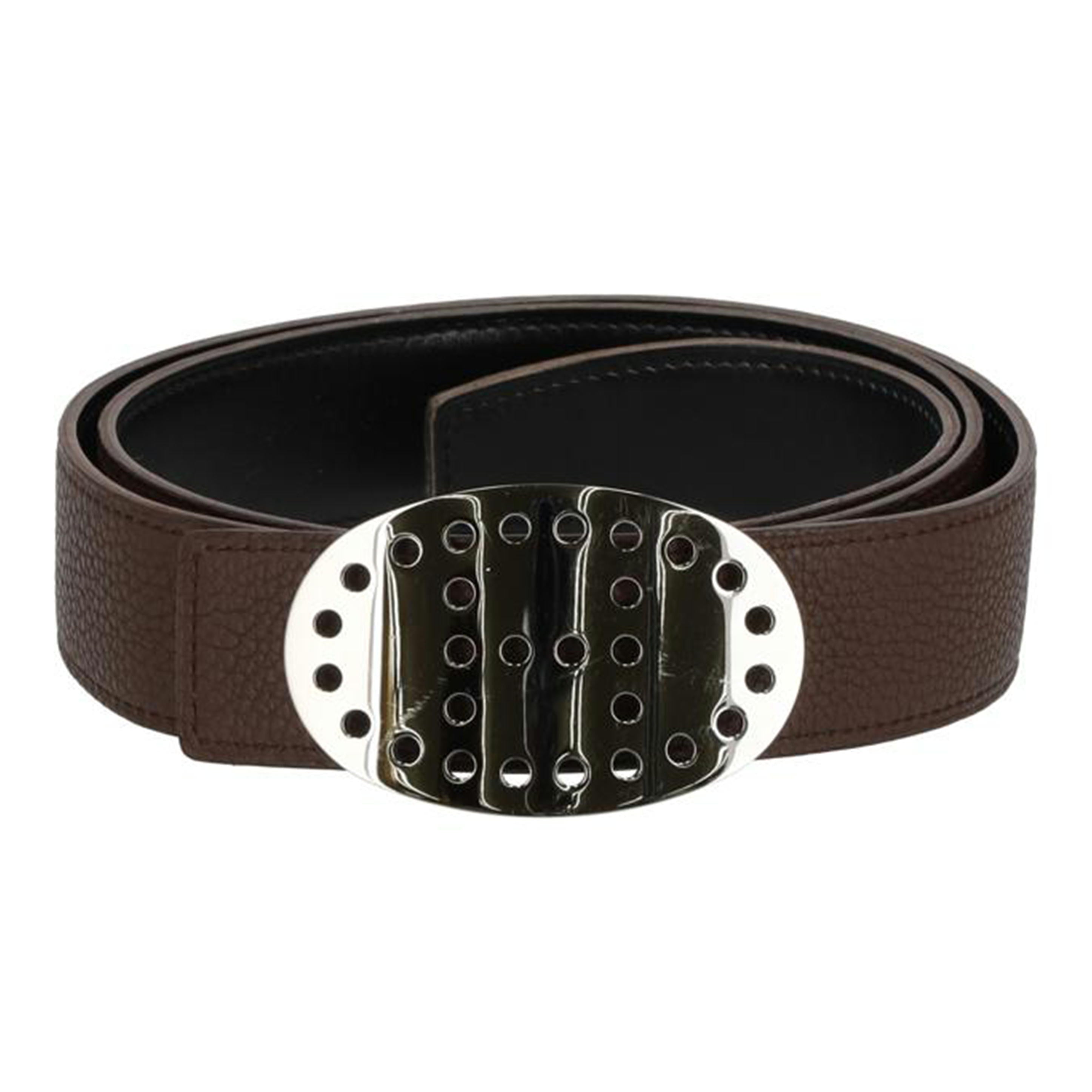 エルメス HERMES メンズ ベルト 80 リバーシブル 黒 茶 HERMES