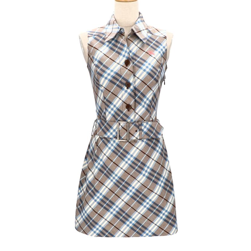 BURBERRY ノバチェック ノースリーブワンピース リボン BURBERRY ノバ
