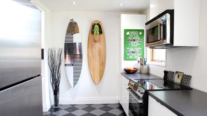 これはクール！サーフボードをインテリアへと変える「GNARWALL
