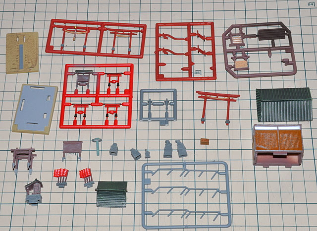 鉄道模型少年時代」第43号 神社の残りパーツです: YUJIの、とろくさい日記