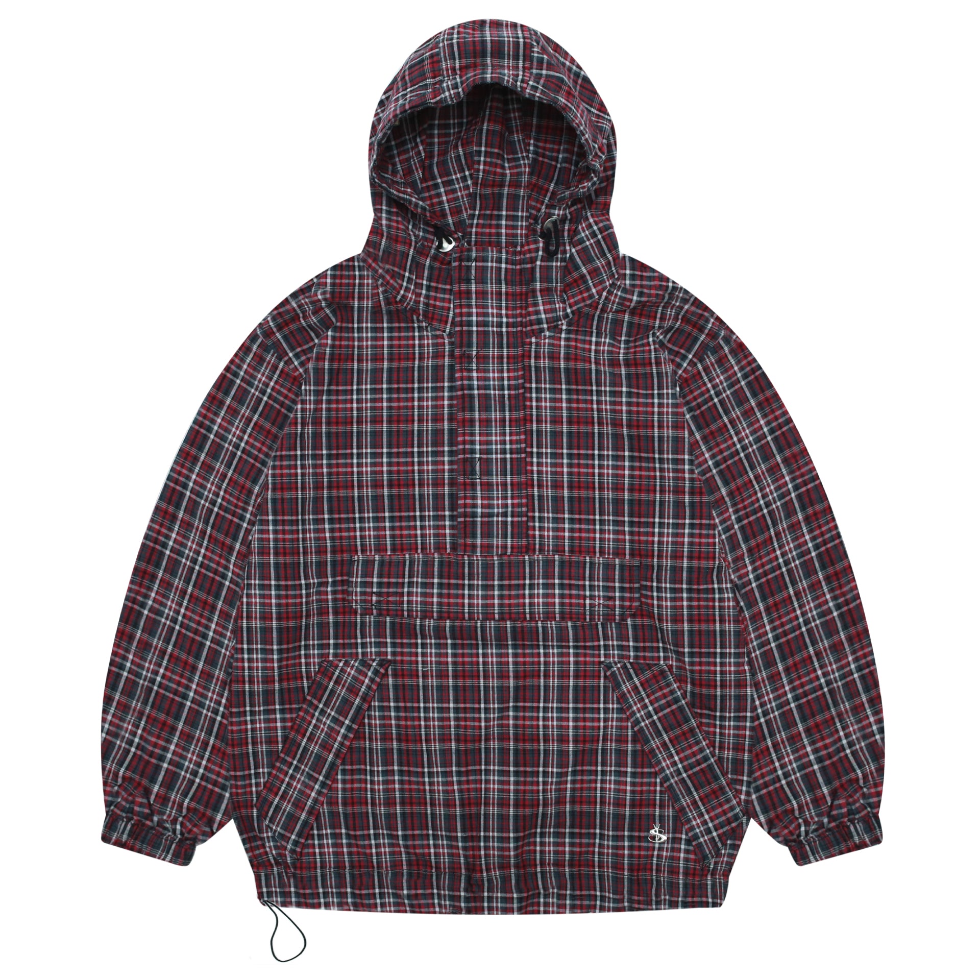 Plaid Pullover (Black/Red) – YARDSALE