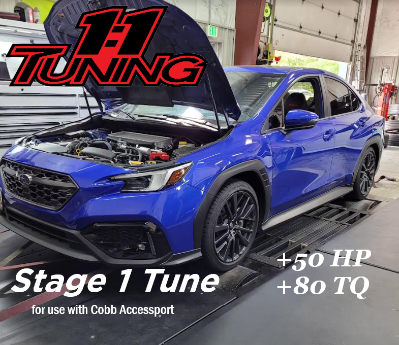 1:1 Tuning - Stage 1 Map - 22+ Subaru WRX – 1to1tuning
